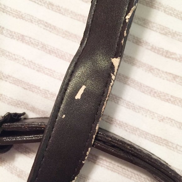 Brown Suede Vintage Purse by EGO Zip Top Shoulder Bag - Picture 3 of 8